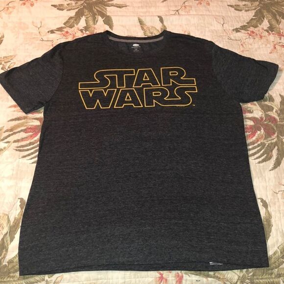 Old Navy M & L Gray Collectabilitees Star Ward Seamless Tee - Picture 4 of 11